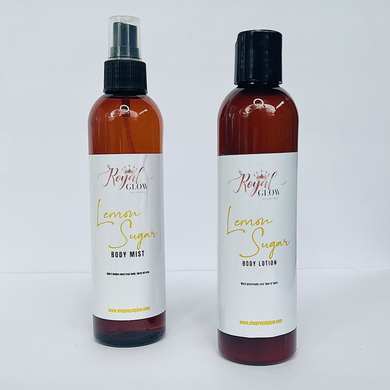 lemon sugar body lotion and mist